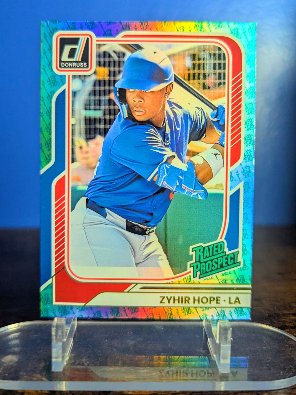 Panini 2026 Donruss Baseball Zyhir Hope Los Angeles Rated Prospect #182